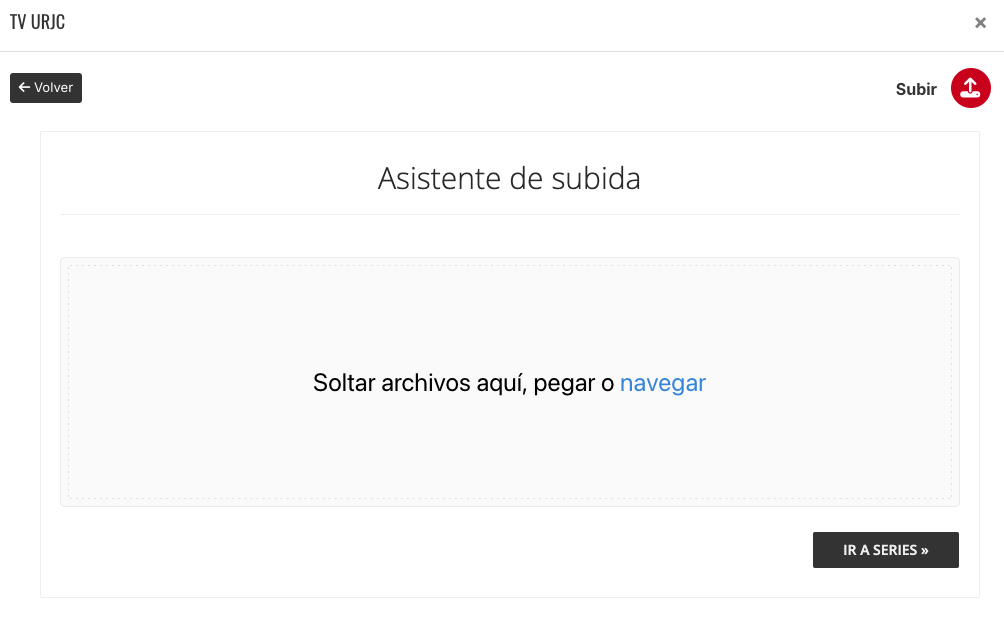 Asistente de subida
